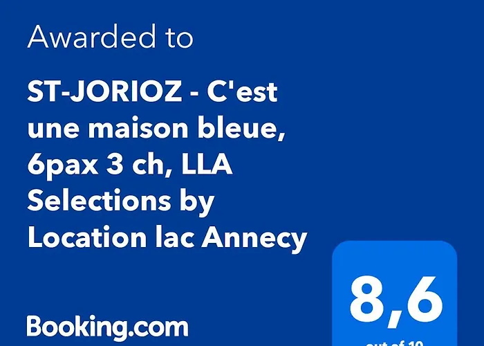 St-Jorioz - C\'Est Une Maison Bleue, 6Pax 3 Ch, Lla Selections By Location Lac Annecy